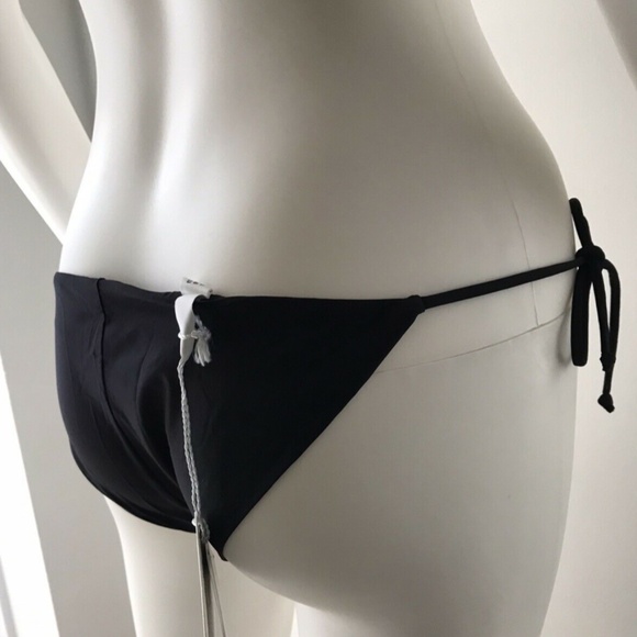 La Perla Bottom Bikini Swimsuit Black & Gold 10 - Picture 7 of 9